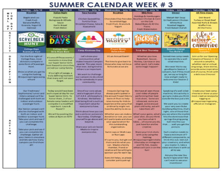 2020 Calendar of Events | Iroquois Springs